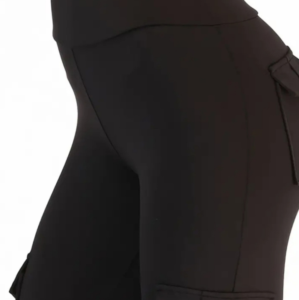 Leggings, w 4 pockets, Blk size Med. Brand New - Picture 12 of 12